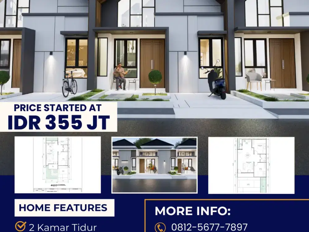 RUMAH CLUSTER ONE GATE SISTEM DEKAT UNILA