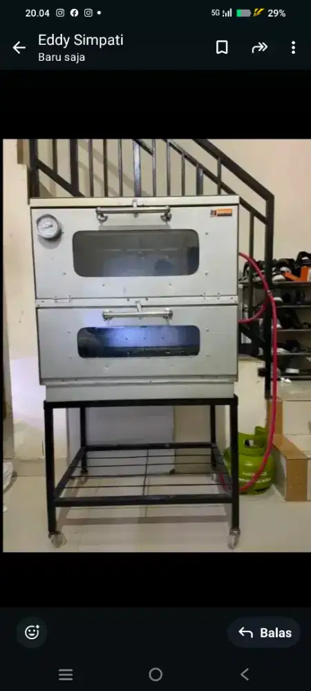 Dijual oven gas