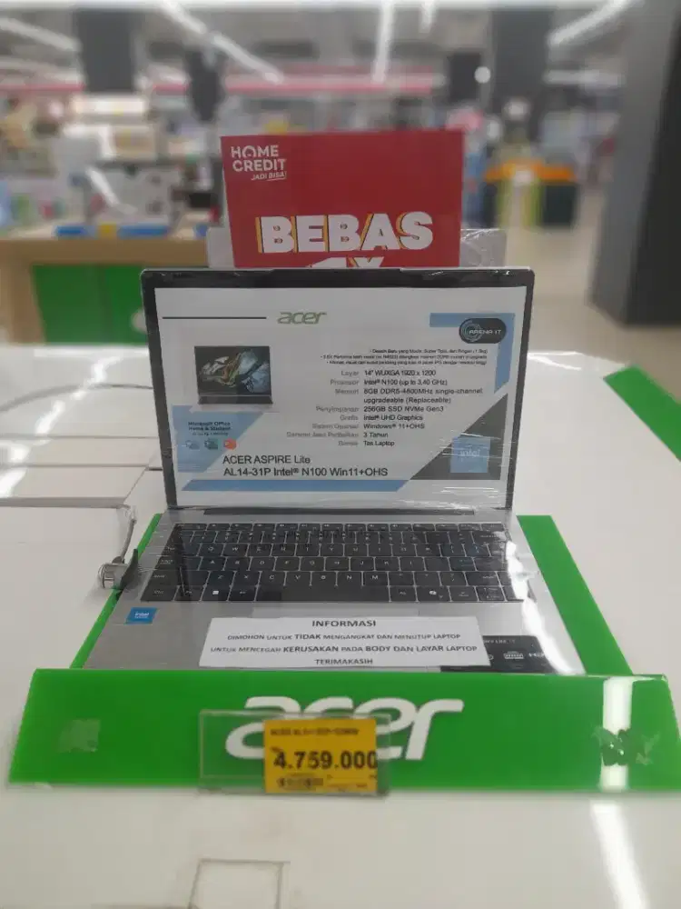 Kredit Laptop tanpa DP cukup KTP