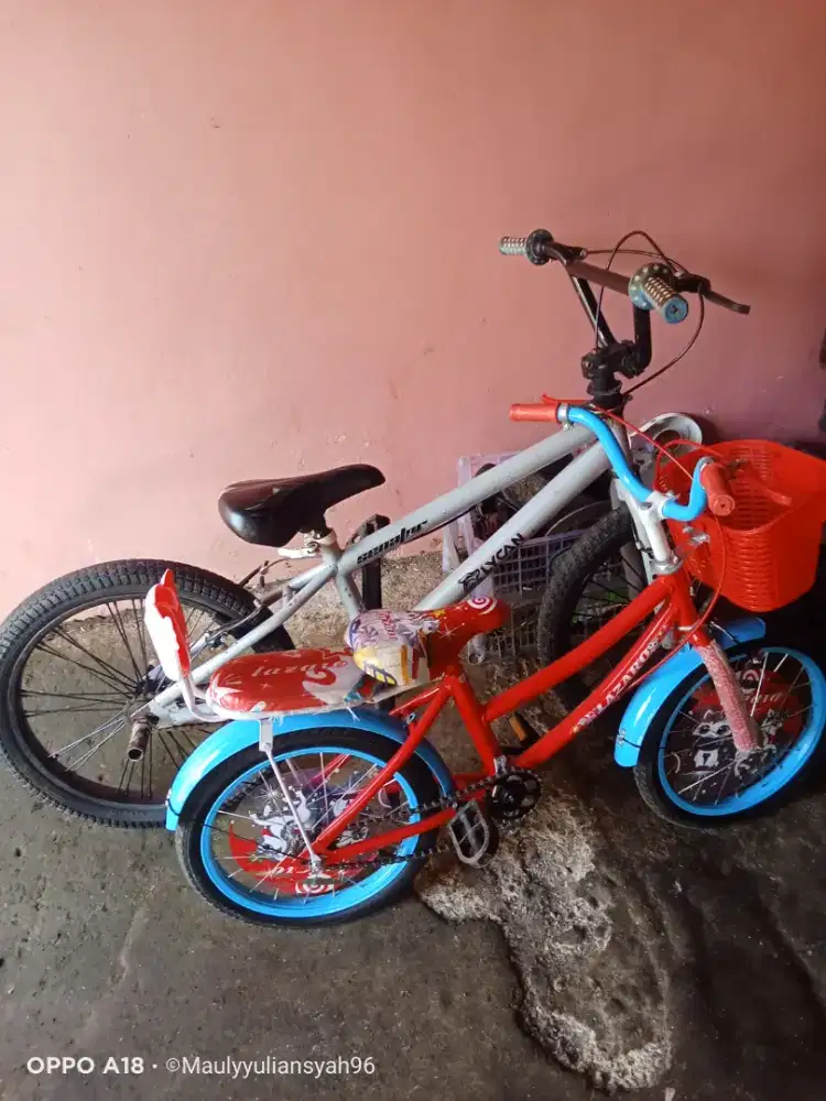 Sepeda anak perempuan pemakaian sebulan