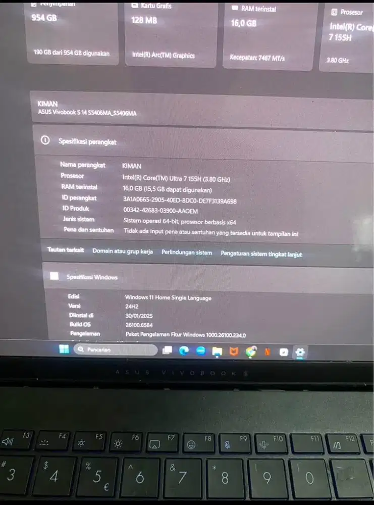 ASUS VIVOBOOK S14 OLED (CORE ultra 7)