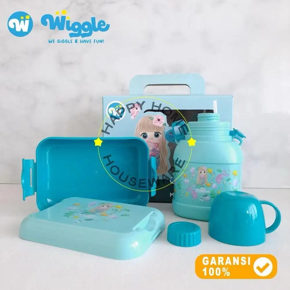 WIGGLE Little Mermaid Series Paket Gift Kado Value Pack Set Lunch Box