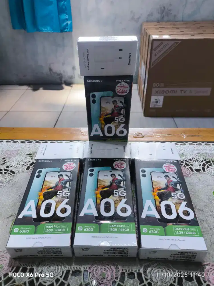 Samsung a06 5G 6/128 baru dan segel murah