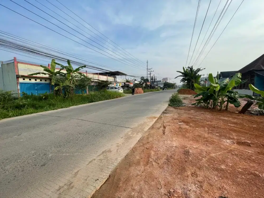 tanah murah pinggir jalan kota palembang Cocok Usaha