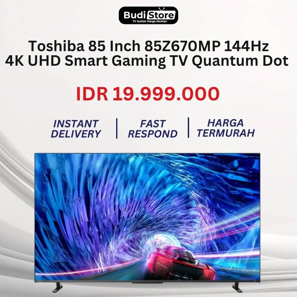 Toshiba 85 Inch 85Z670MP 144Hz 4K UHD Smart Gaming TV Quantum Dot