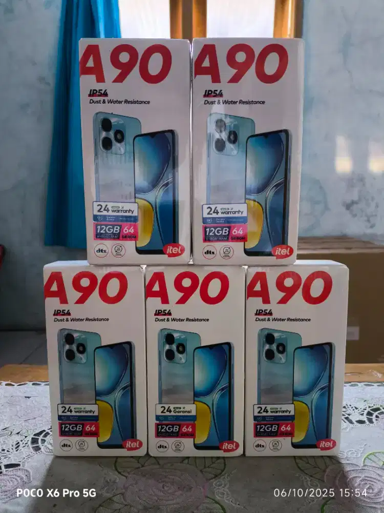Itel a90 4/64 baru dan segel murah