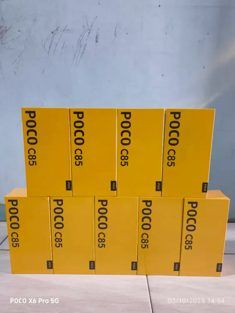 Poco c85 8/256 6/128 baru dan segel murah