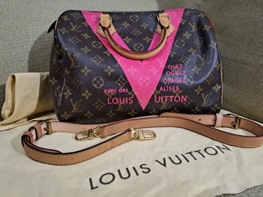 Sales Luis Vutton Speedy 30 V Grenade Monogram