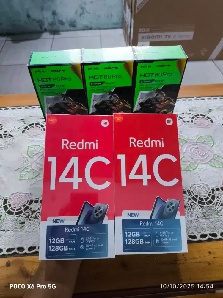 Redmi 14c 6/128 baru dan segel murah