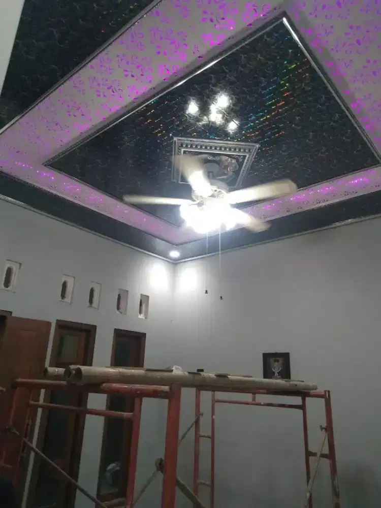 Plafon gypsum dan pvc