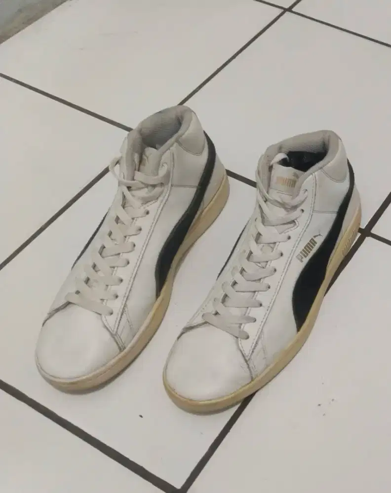 sepatu puma classic mid leather