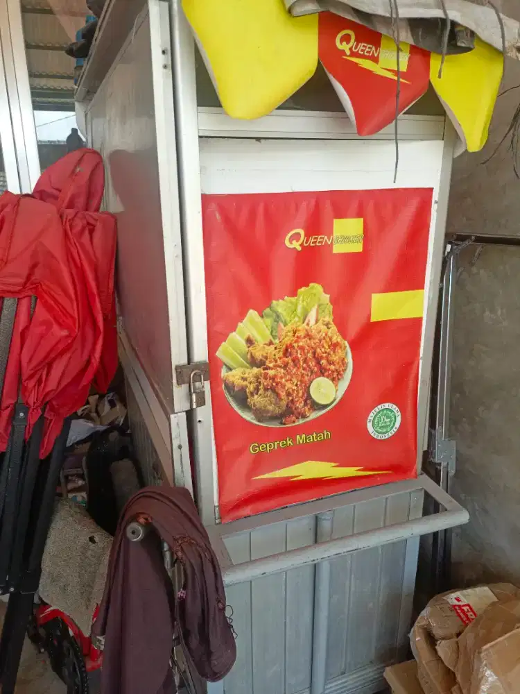 Gerobak ayam mulus