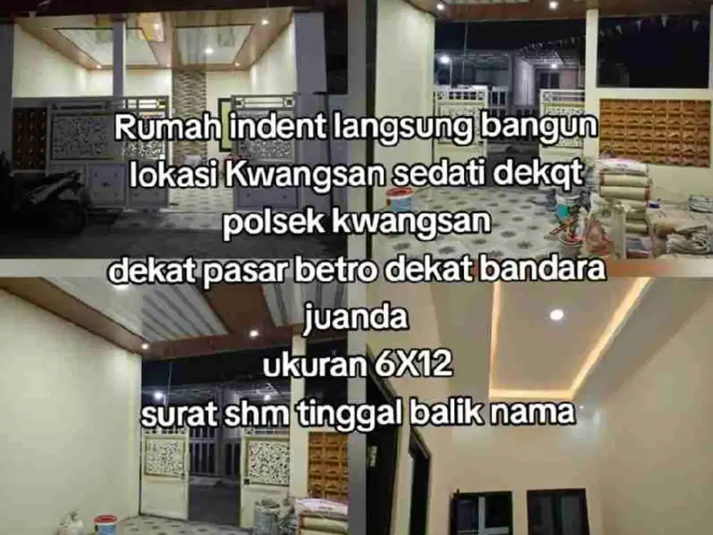 Rumah Baru Dekat Pasar Betro, Kwangsan, Sedati, Sidoarjo