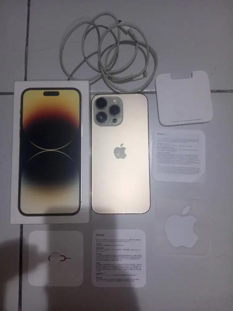 Dijual! Iphone 14 Pro Max 512 GB Inter GOLD