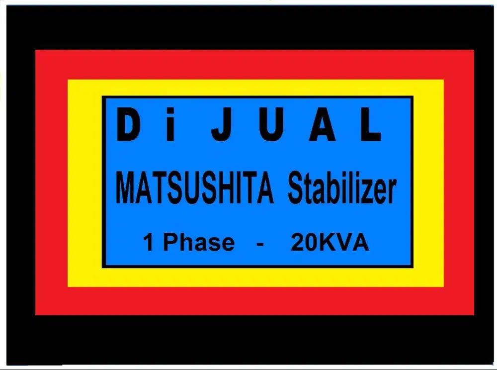 MATSUSHITA STABILIZER 1 Phase 20 KVA
