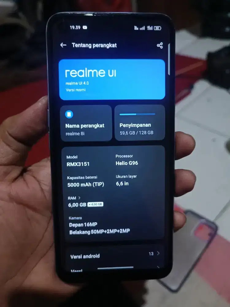 Realme 8i 6/128GB Pribadi
