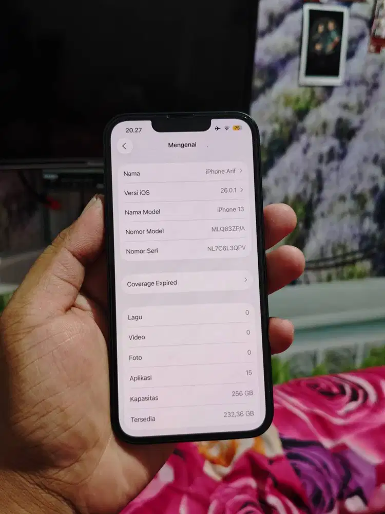 Iphone 13 256gb bea cukai