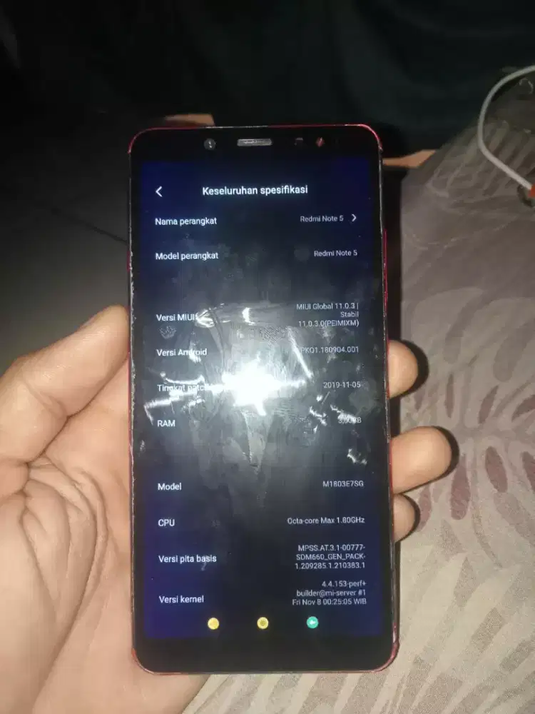 redmi note 5 red