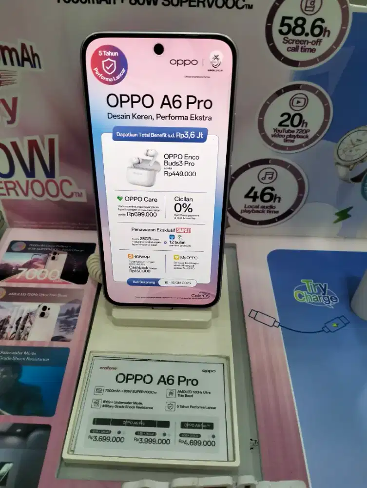Credit Oppo A60 Pro 8GB 128GB
