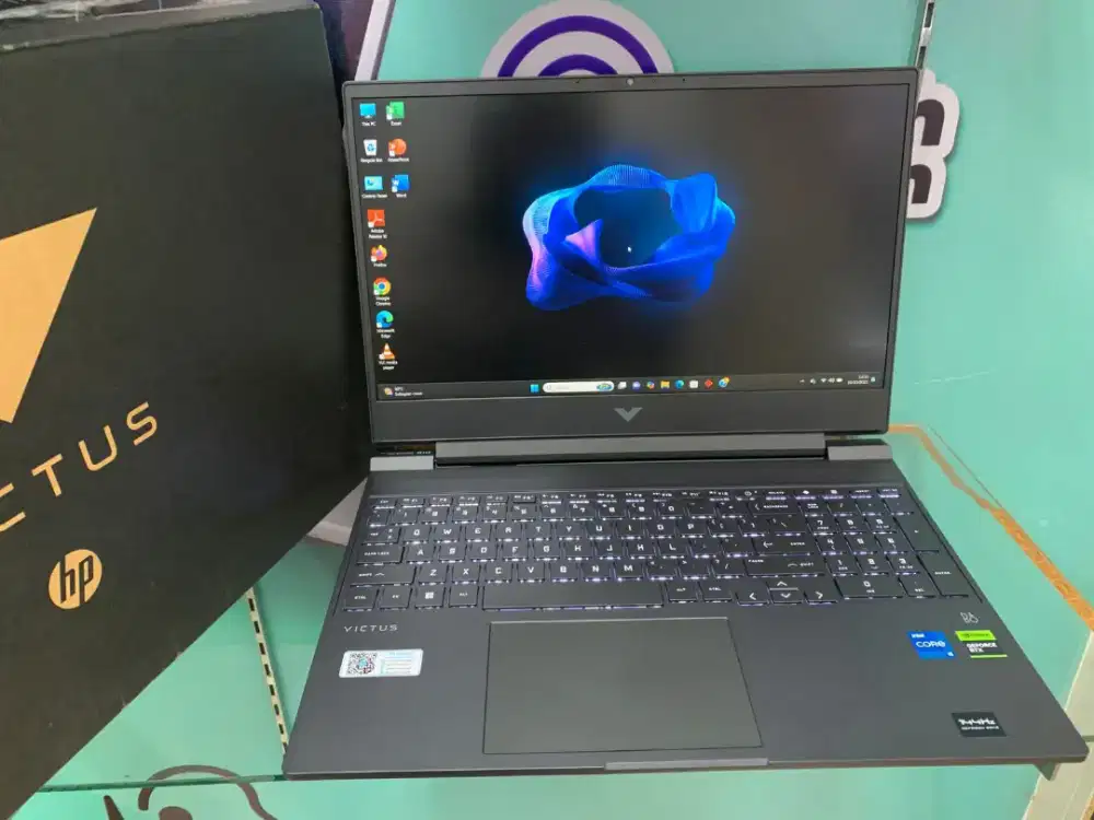 Laptop Gaming Hp victus fullset likenew