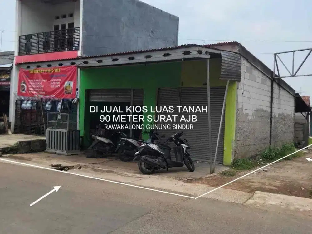 RUKO KIOS MURAH DI PONDOK MIRI RAWAKALONG NEMPEL TANGSEL