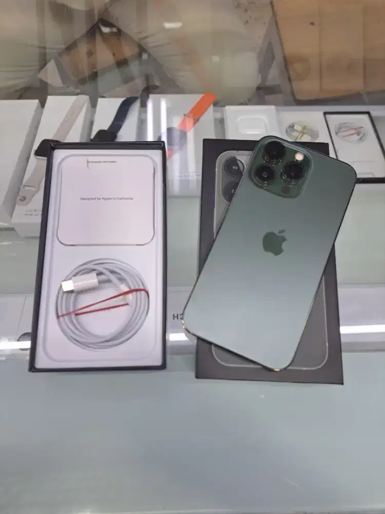 Second IPhone 13 Pro 128GB  Green Ex Inter Beacukai Mulus Fullset Nego