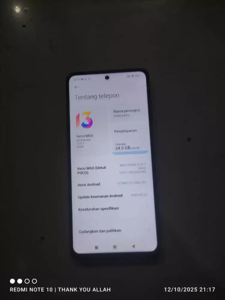 Poco x3 pro ram 8/256 hp casan