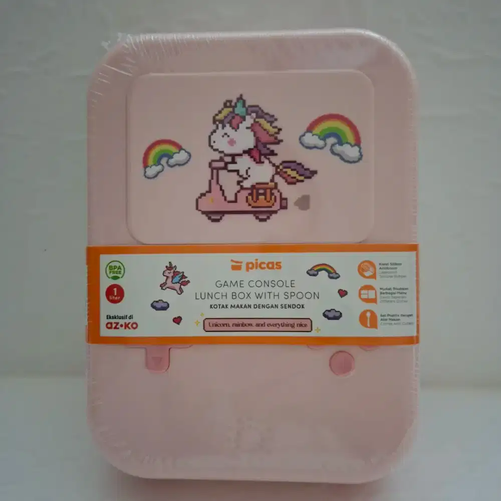 HARGA PROMO: Game Console Lunch Box with Spoon