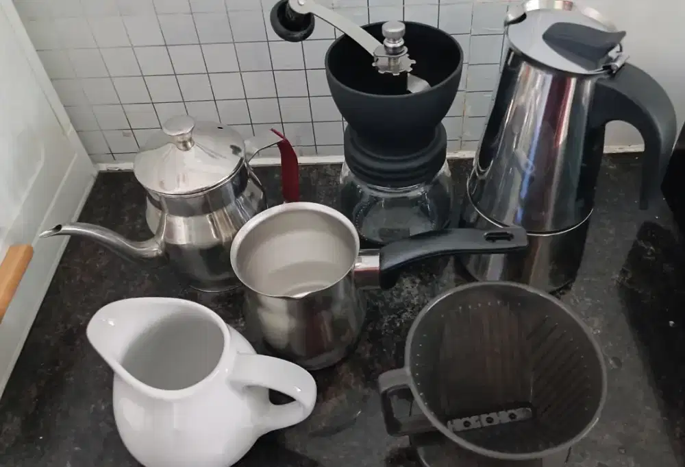 peralatan kopi masih bagus