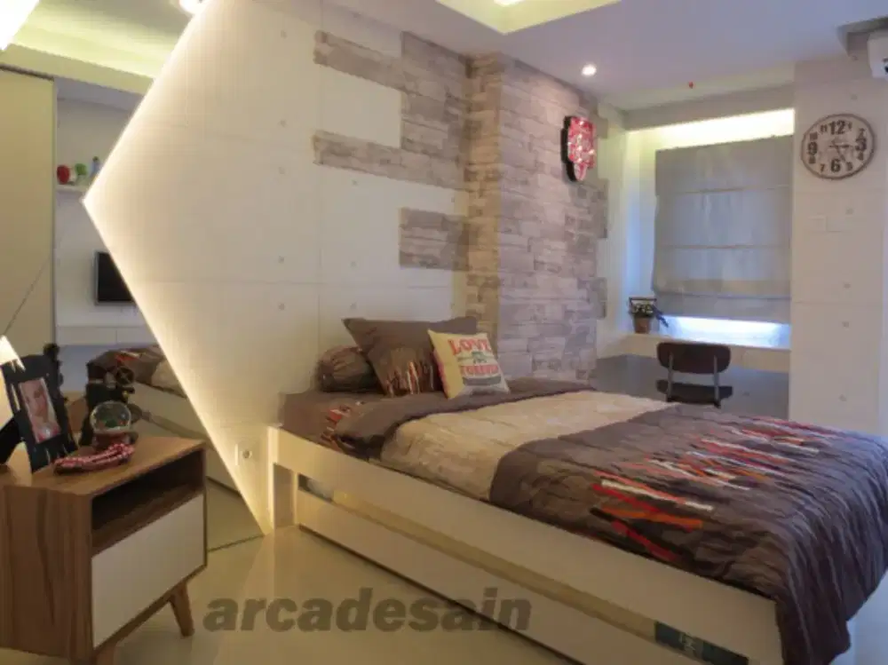 Disewakan cpt Studio Apartemen Metropark cozy design  dkt Metro TV