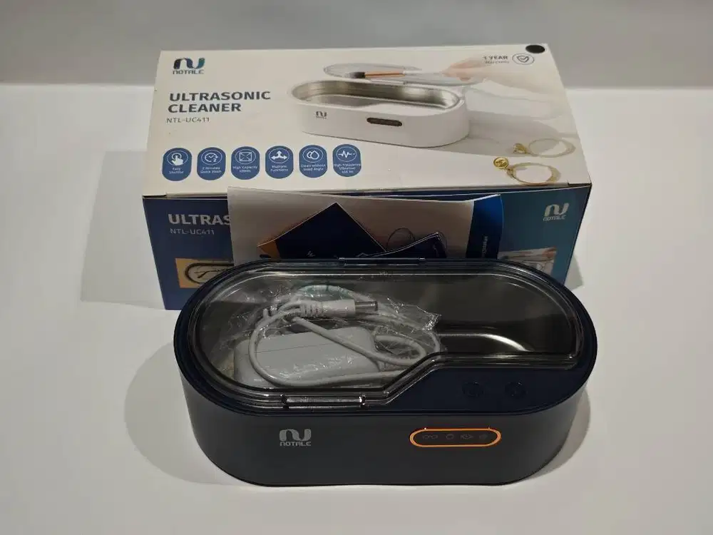 Notale Ultrasonic Cleaner Pembersih Kacamata Perhiasan Dll