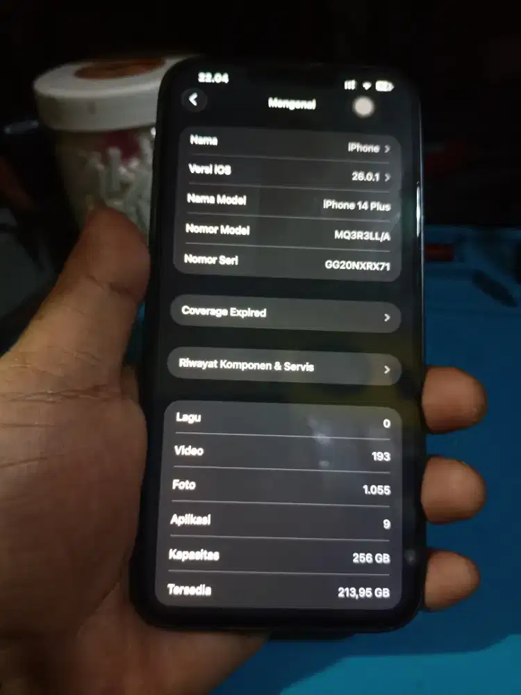 IP 14 Plus 256GB ex inter Cukai On Permanen