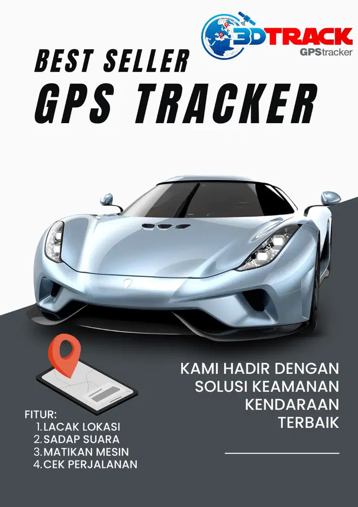GPS TRACKER KENDARAAN BERMOTOR MURAH BERGARANSI 3DTRACK