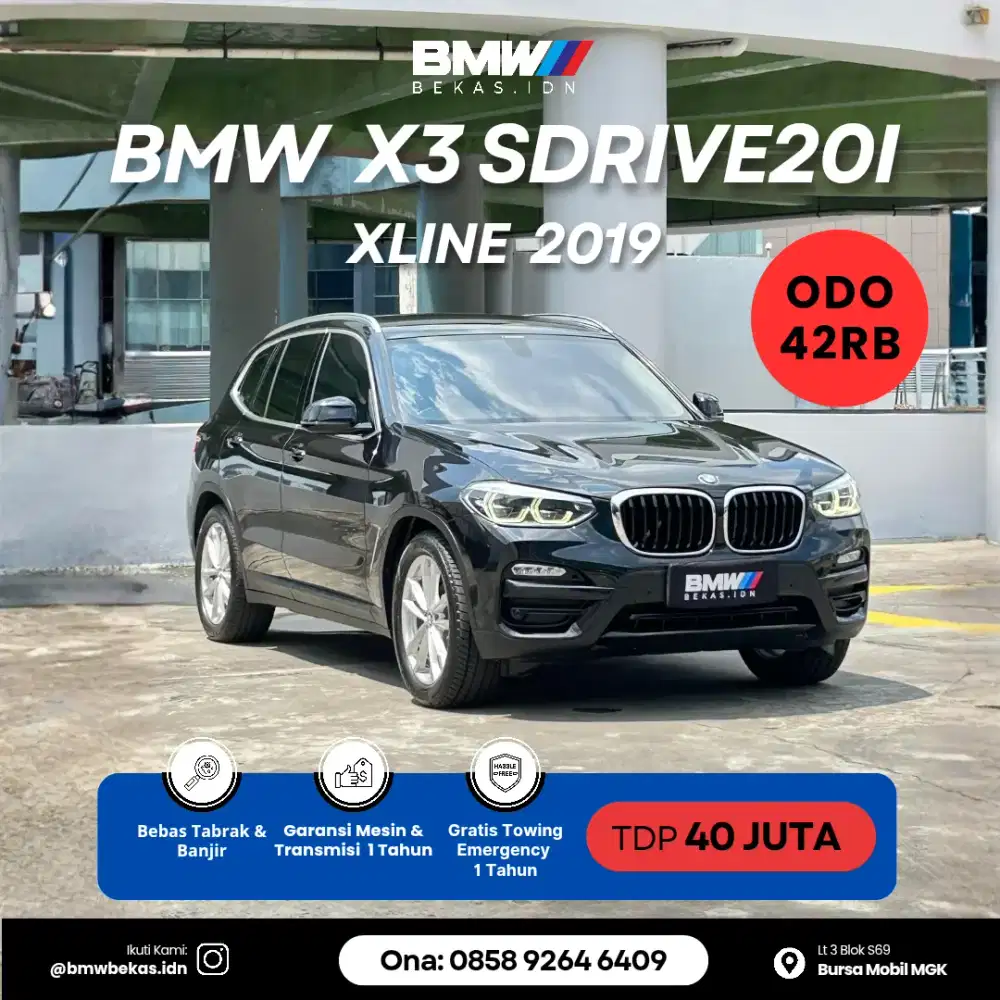 BMW X3 2019 Xline Bensin