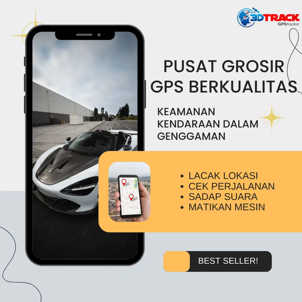 GPS TRACKER KENDARAAN BERMOTOR MURAH BERGARANSI 3DTRACK