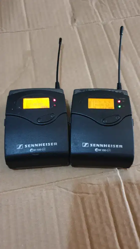 Mic wireles clip on sennheiser ew100 G3.