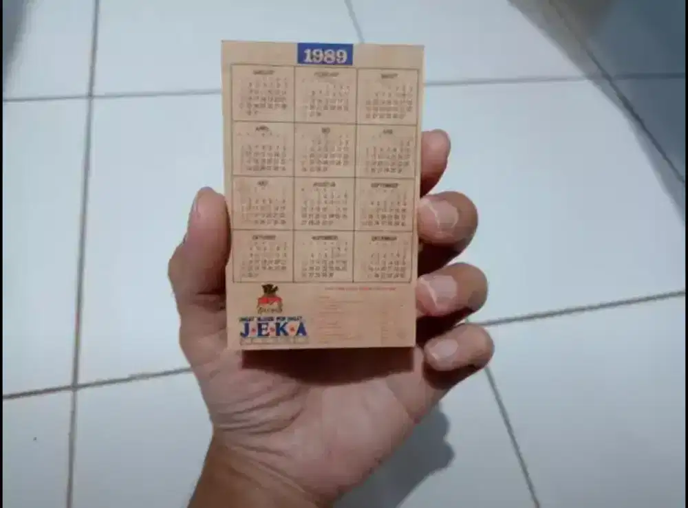 Kalender 1989 Mini Gratis 1