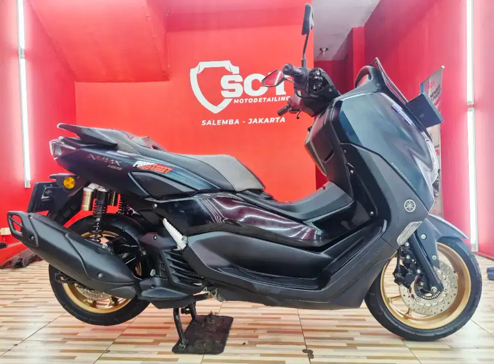 JualCpt90%LikeNew PjkJan26 YAMAHA NMAX 155 CONNECTED 2023 HIJAU