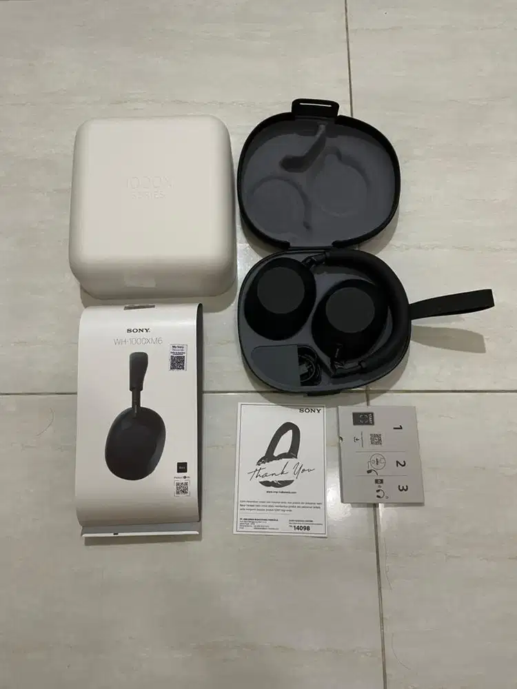 Headphone Headset SONY WH-1000XM6 New BNOB buka box tes unit saja