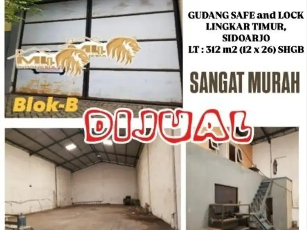 Dijual Pergudangan Murah Safe & Lock Lingkar Timur - Sidoarjo