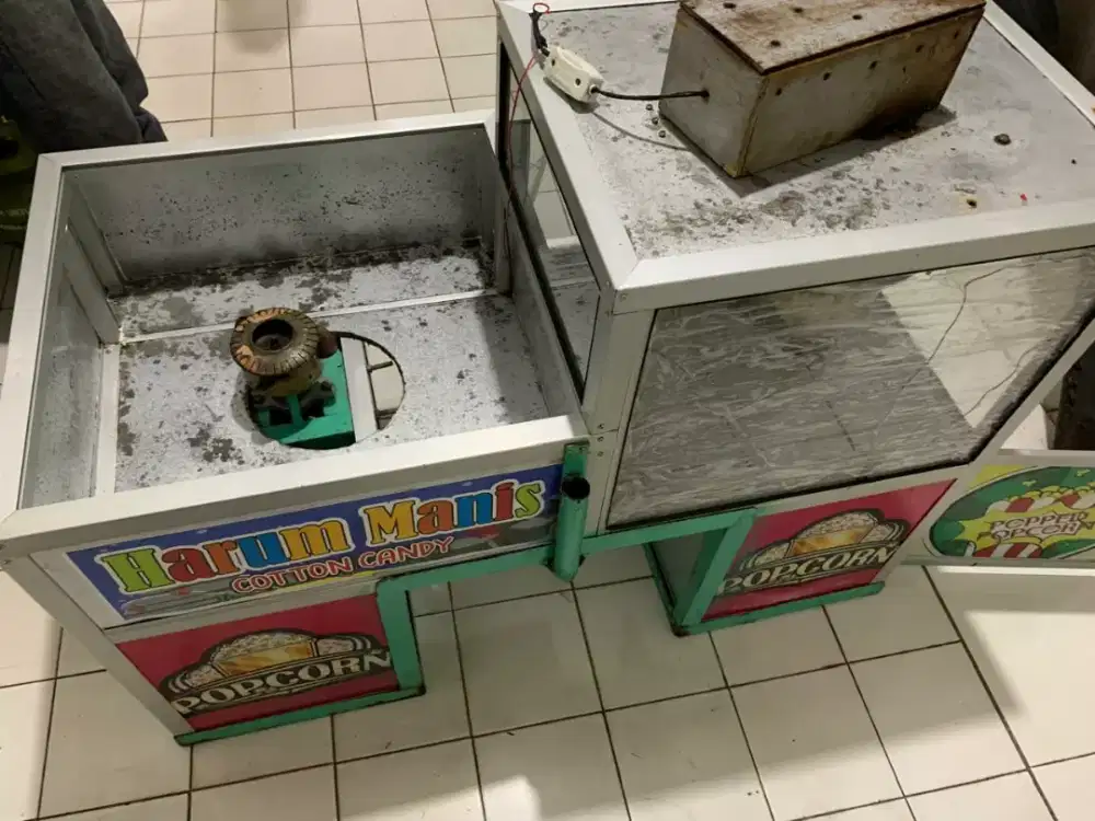 Gerobak Motor Harum Manis dan popcorn Untuk Usaha