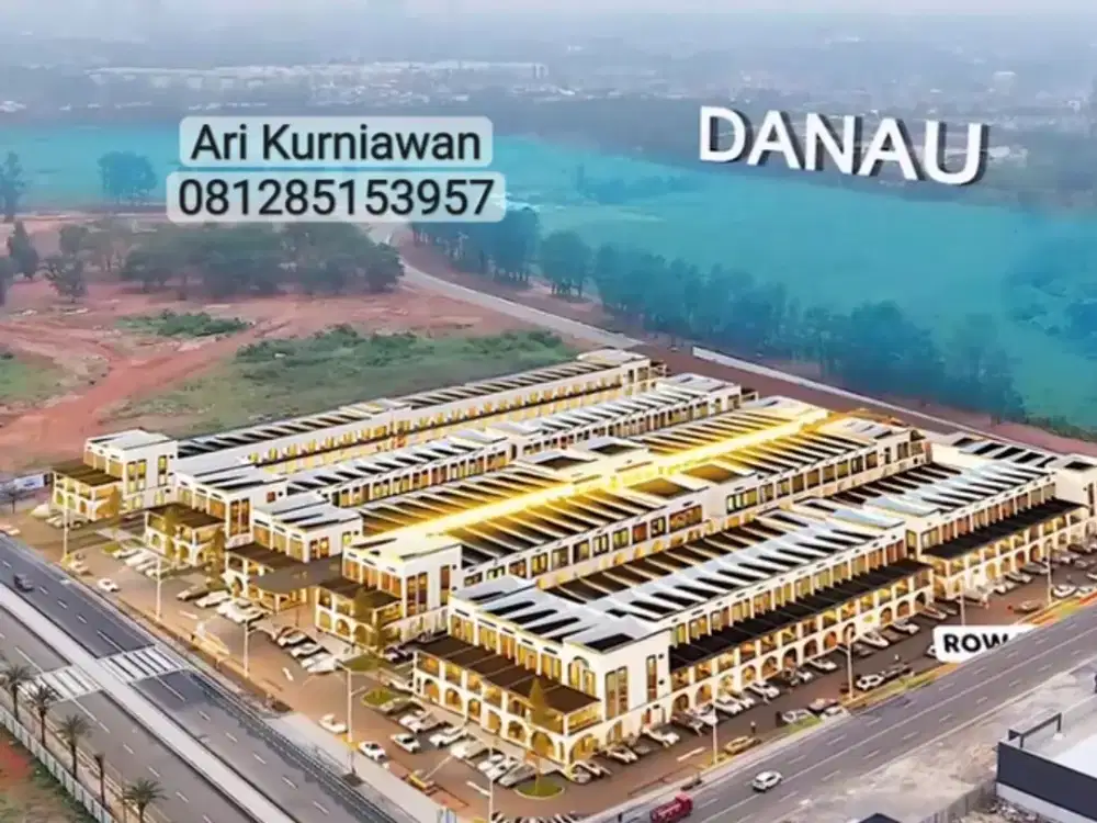 Primary! Lebih murah dari second ruko maggiore signature 3,1m hdp jln