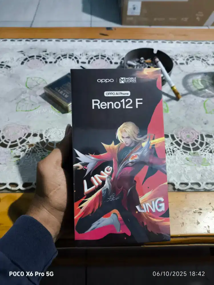 Oppo reno 12f 8/256 baru dan segel murah