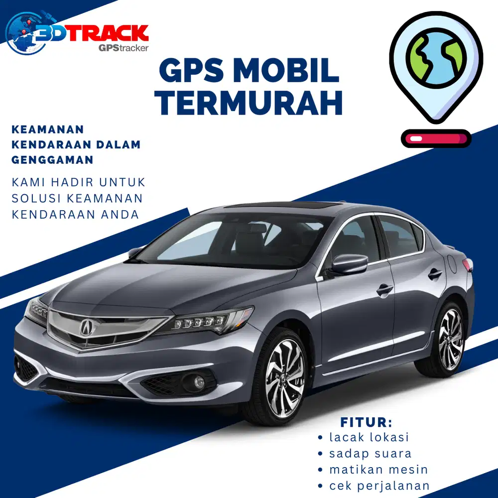 GPS TRACKER KENDARAAN BERMOTOR MURAH BERGARANSI 3DTRACK
