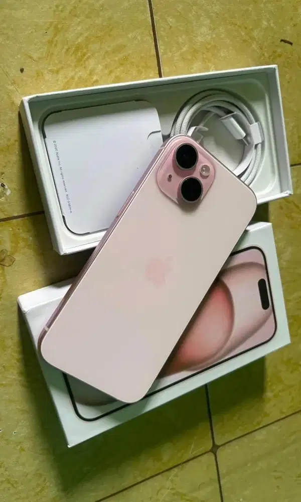 IPHONE 15/128 COD DITEMPAT GARANSI AKTIF BH 100 FULSET