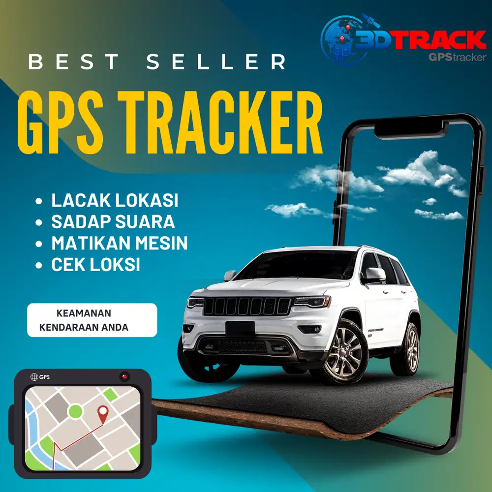 GPS TRACKER KENDARAAN BERMOTOR MURAH BERGARANSI 3DTRACK