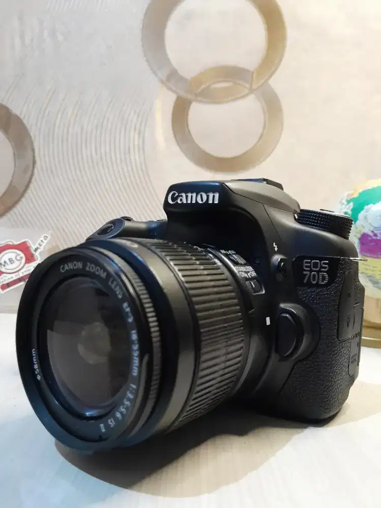 CANON EOS 70D WIFI KIT 18 55 MULUS BERGARANSI