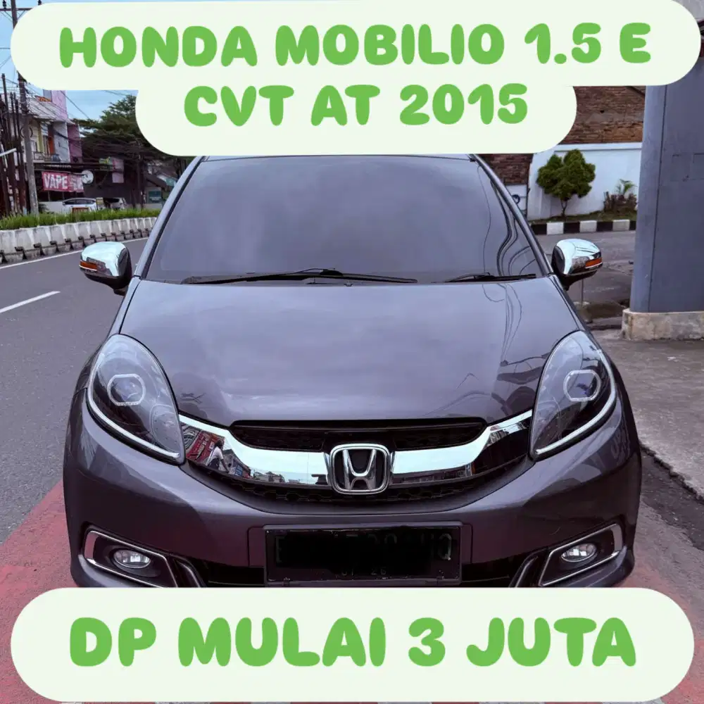 HONDA MOBILIO 1.5 E CVT AT 2015 DP 3 JUTA