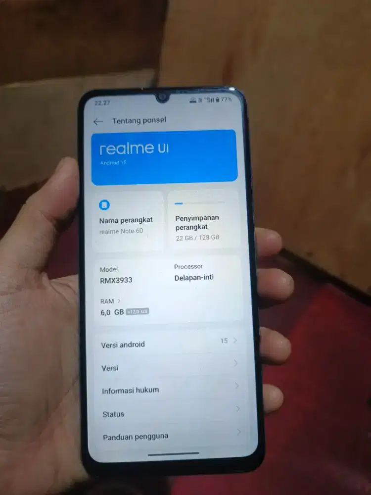 Realme Note 60.
