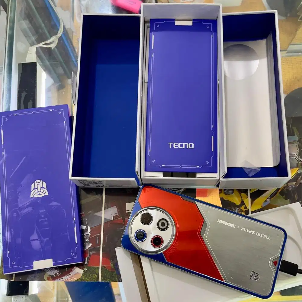 Tecno spark 30 pro warna transformer 8 / 128 full ori
